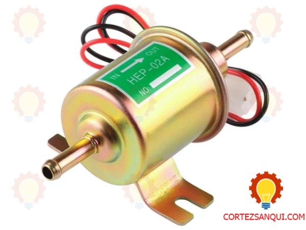 HEP‑02A 12 V Bomba Eléctrica de Gasolina/Diesel Baja Presión (2.5–6 PSI)