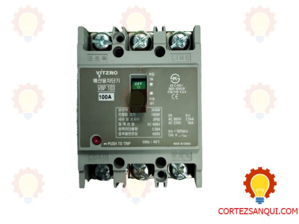 breaker vbp103 de 100A
