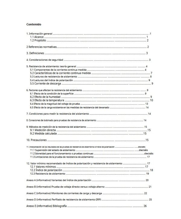 IEEE Std 43-2013 – Prueba de Resistencia de Aislamiento en Máquinas Rotatorias en Español - Image 2