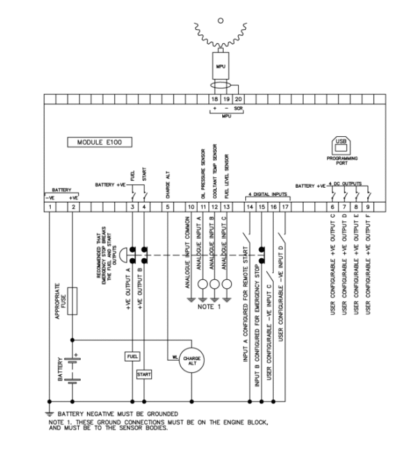 DSE E100 - Control de Motor - Image 2