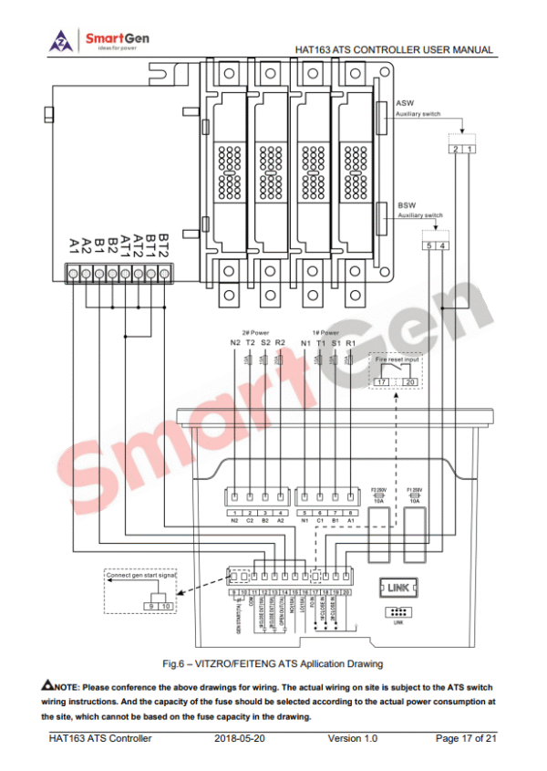 SmartGen HAT163 – Control de ATS - Image 2