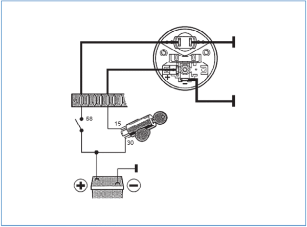 VDO 332-010 - Indicador de Voltaje 12V o 24V - Image 2
