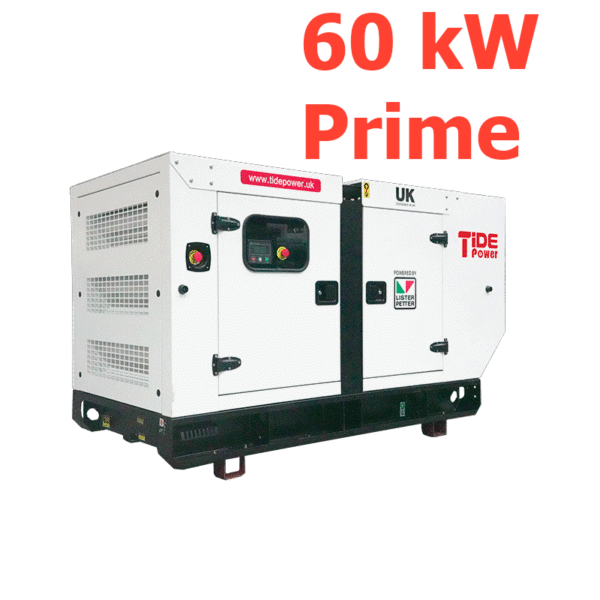 Generador Diésel Lister Petter 75 kVA – 60 kW Prime | Alternador Leroy Somer | Silent/Abierto | Trifásico o Monofásico 60 Hz
