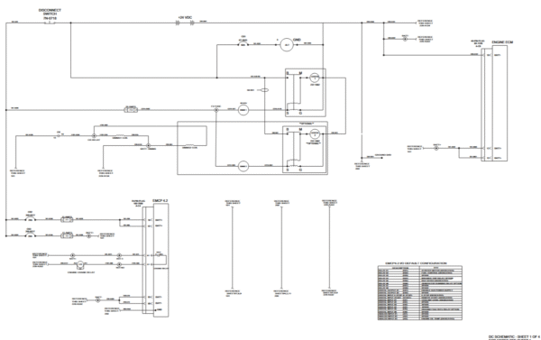 Esquema eléctrico Caterpillar 3412C (UENR5871) para generador – EMCP 4.2 - Image 3