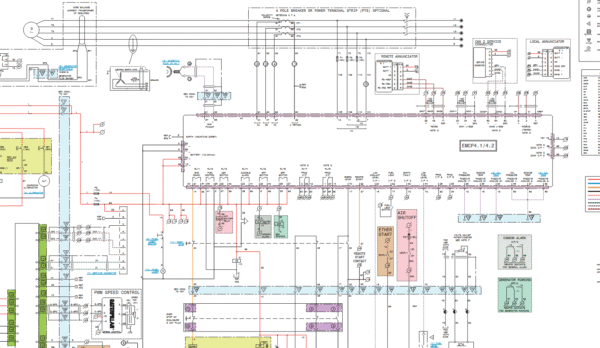 Esquema Eléctrico Caterpillar C18 con EMCP 4.1/4.2 – UENR3165-01 (PDF) - Image 2
