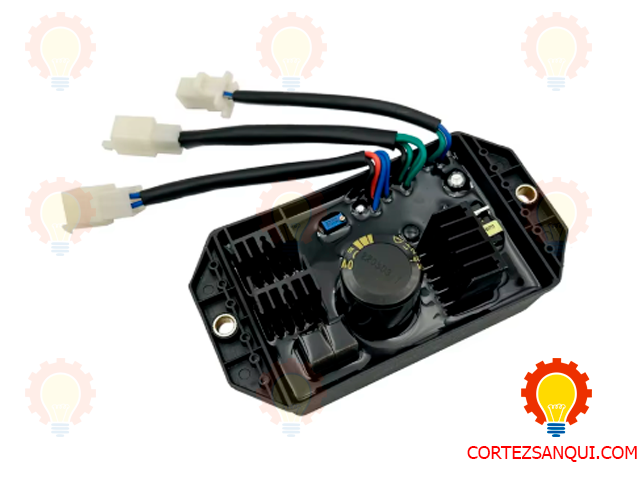 AVR TT91-7 Monofásico 220V de 8 Hilos para Generador 8.5–15 kW
